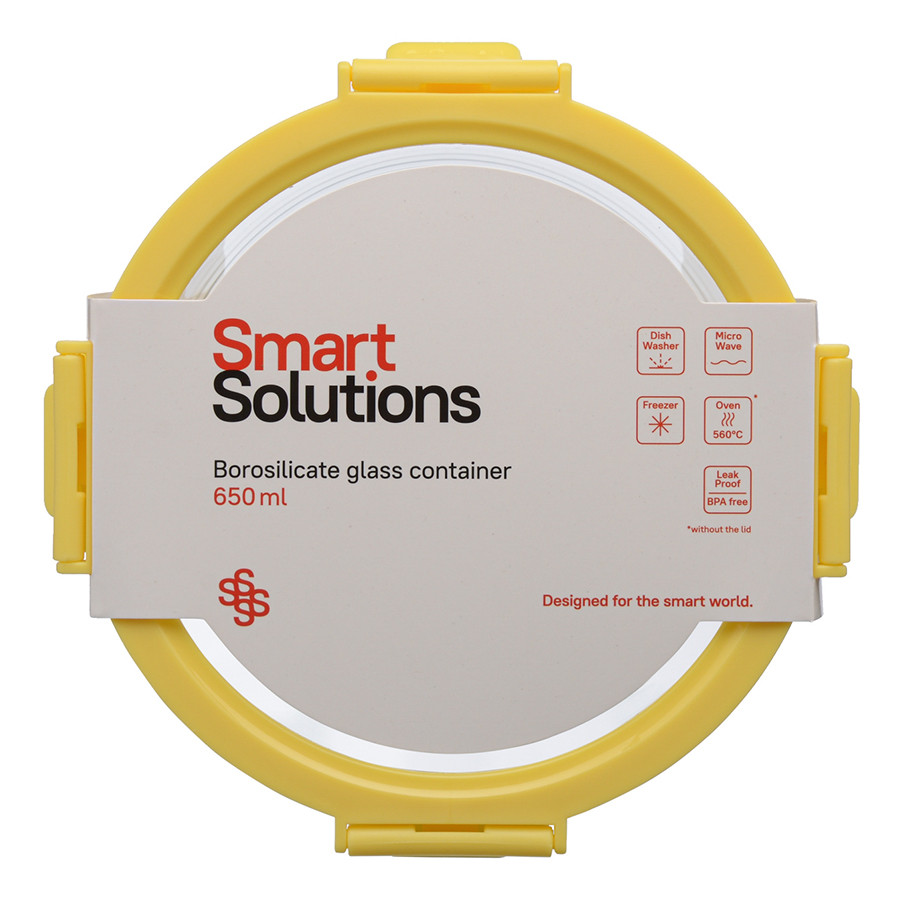 Контейнер для запекания и хранения Smart Solutions, 650 мл, желтый - фото 8 - id-p167305635