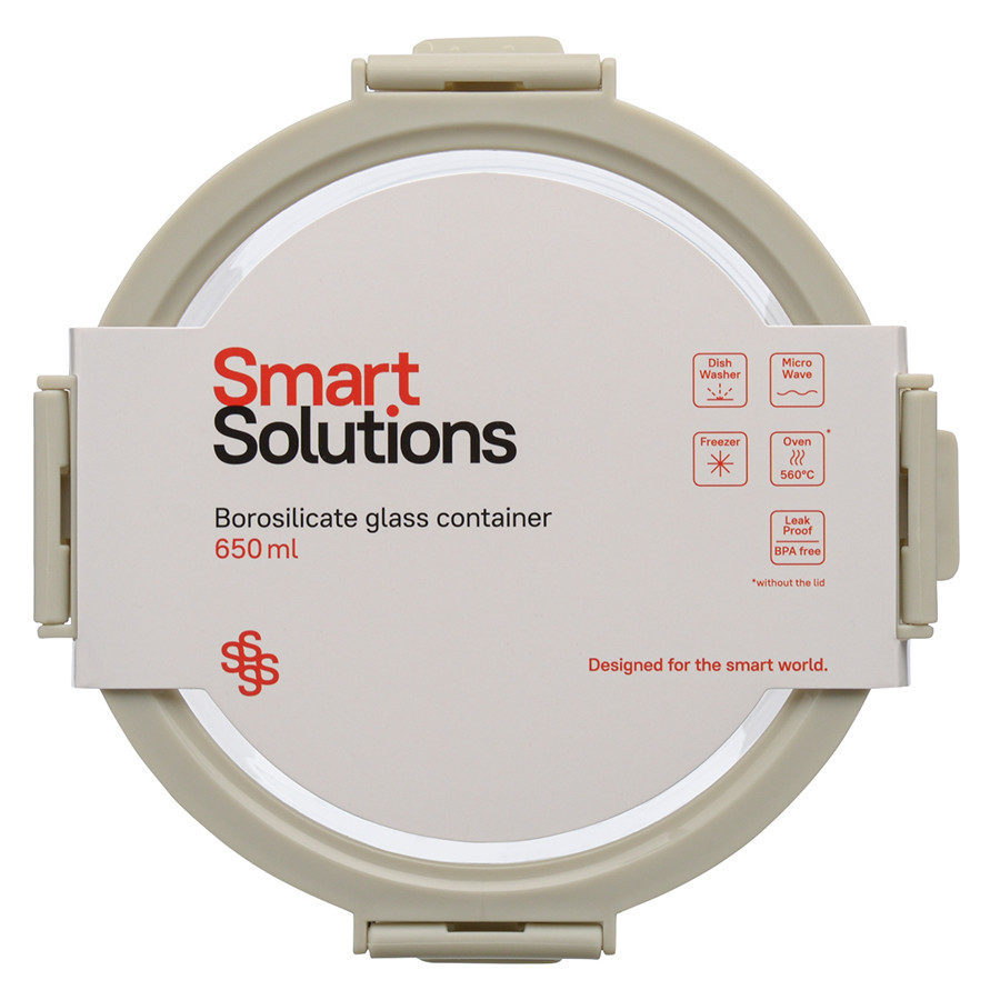 Контейнер для запекания и хранения Smart Solutions, 650 мл, светло-бежевый - фото 9 - id-p167305636