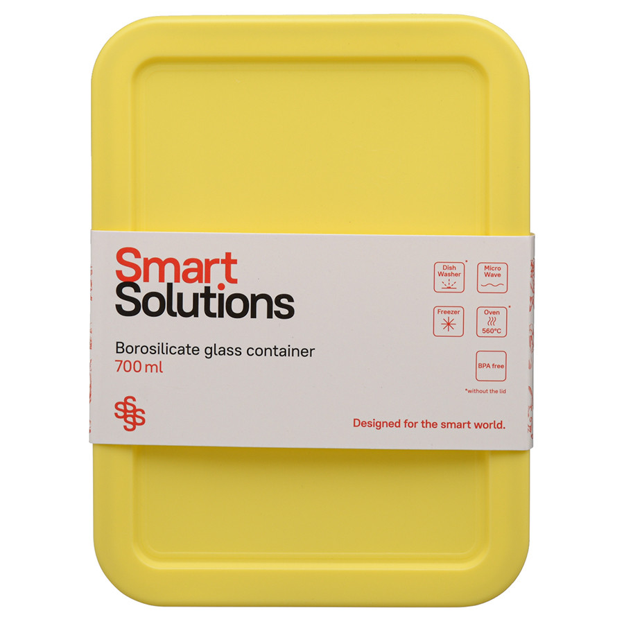 Контейнер для запекания и хранения Smart Solutions, 700 мл, желтый - фото 5 - id-p167305637
