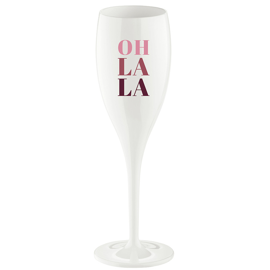 Бокал для шампанского Oh La La, 100 мл, акрил, белый - фото 1 - id-p167303828