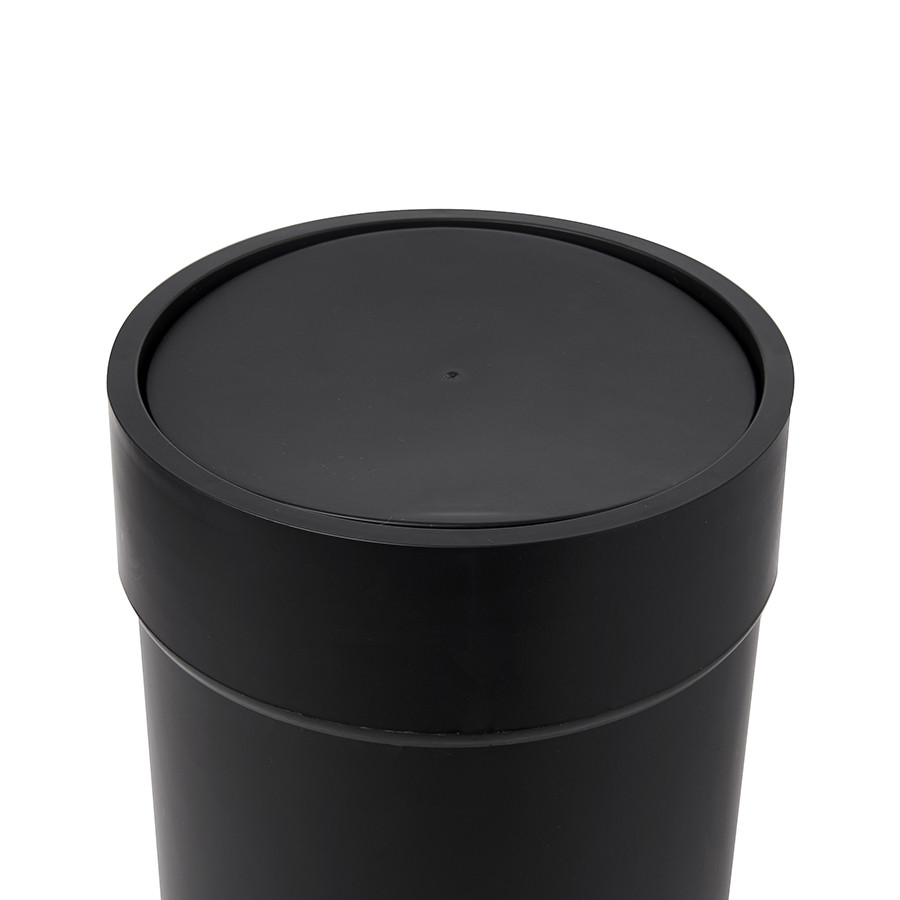 Контейнер мусорный Touch с крышкой черный - фото 5 - id-p167305789