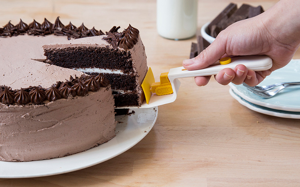 Лопатка для торта CakeDozer желтая - фото 6 - id-p167306813