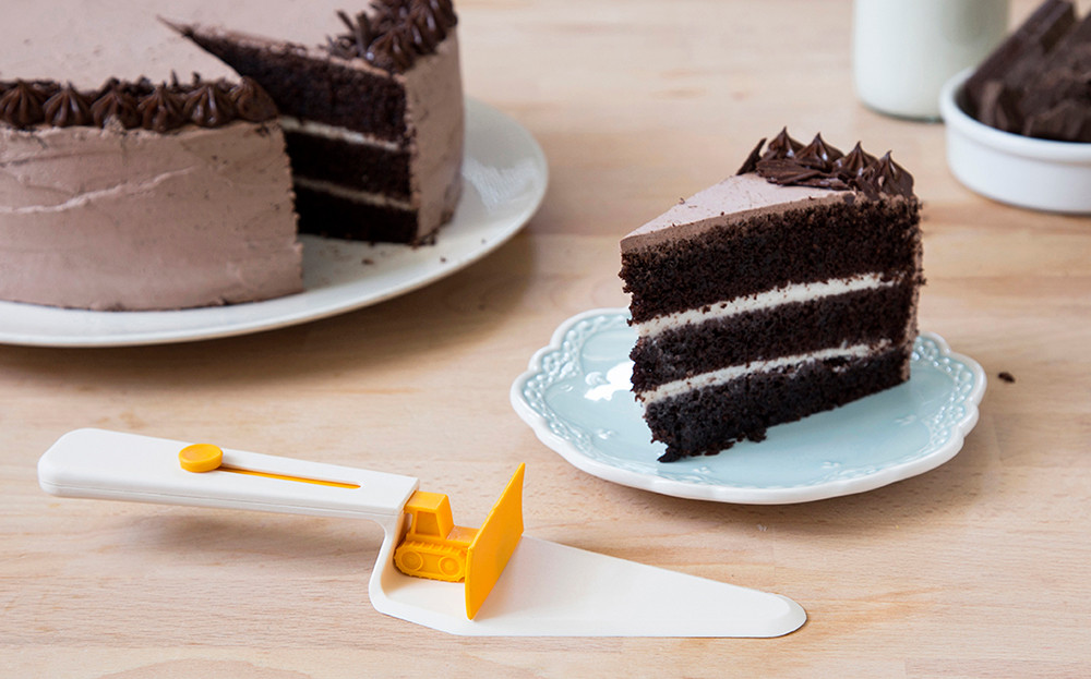 Лопатка для торта CakeDozer желтая - фото 7 - id-p167306813