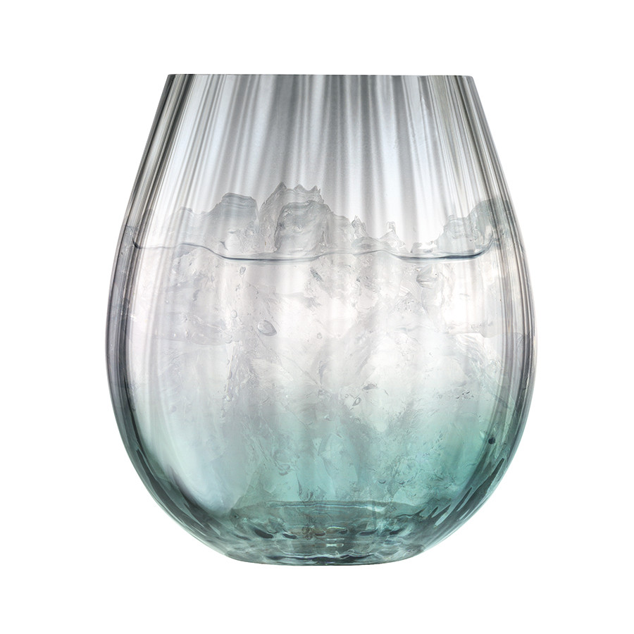 Набор низких стаканов Dusk, 425 мл, зелено-серый, 2 шт. - фото 4 - id-p167307823