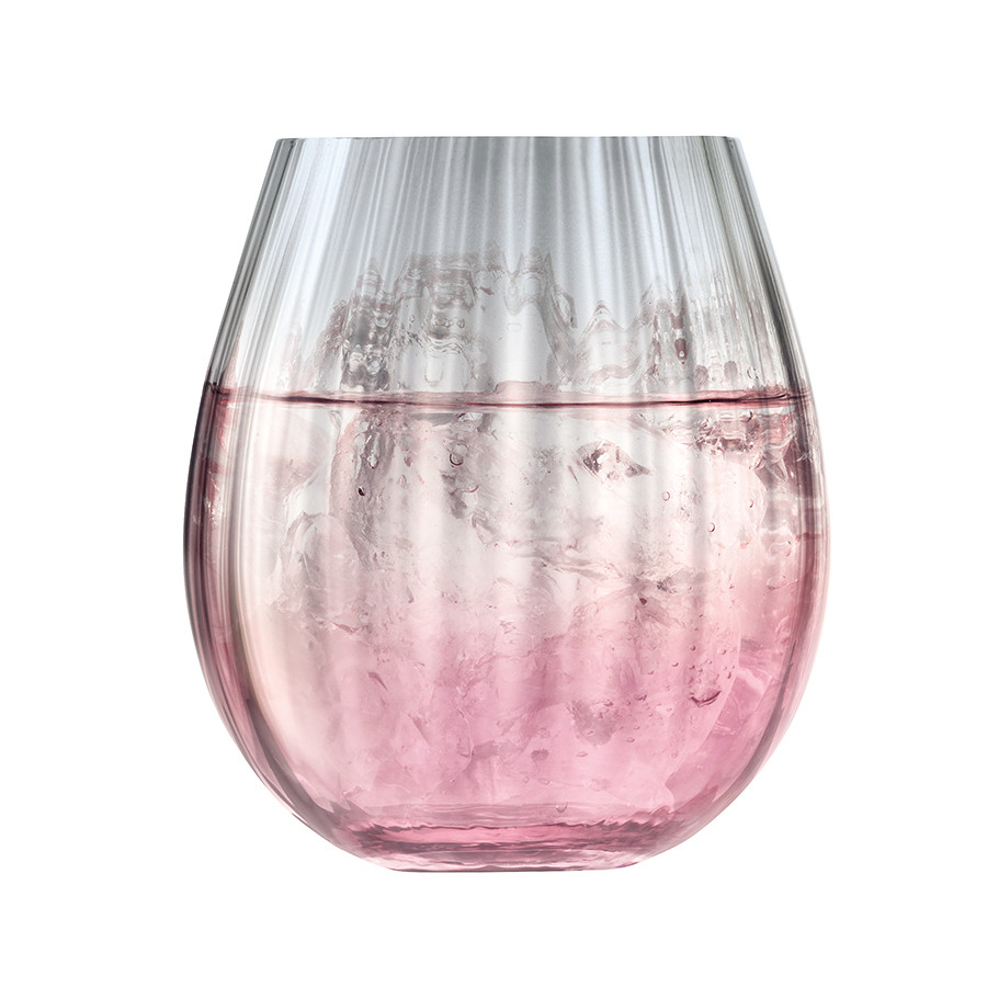 Набор низких стаканов Dusk, 425 мл, розово-серый, 2 шт. - фото 5 - id-p167307824