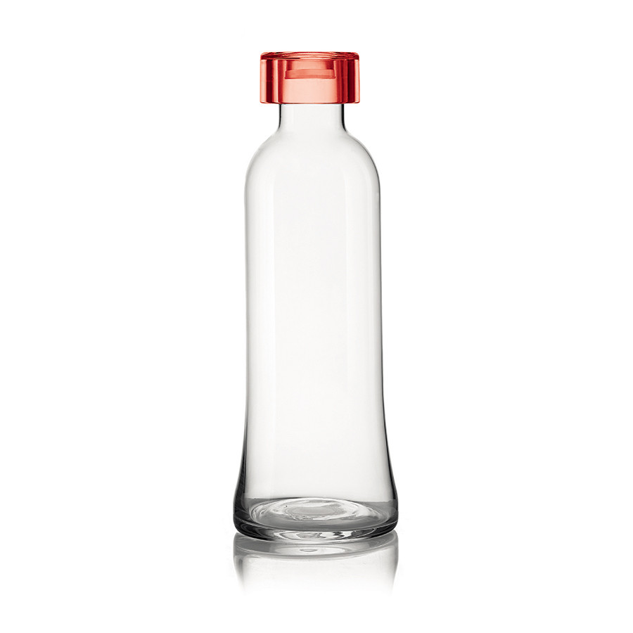 Бутылка Guzzini, 1 л, стекло, красная - фото 1 - id-p167303893