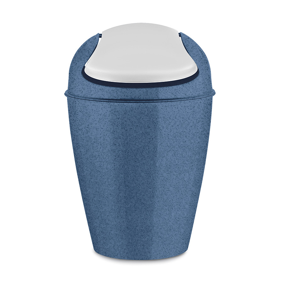 Корзина для мусора с крышкой Del, Organic, 5 л, синяя - фото 1 - id-p167305857