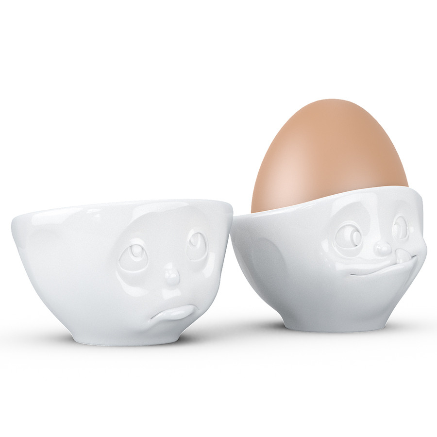 Набор подставок для яиц Tassen Oh please & Tasty, 2 шт, белый - фото 7 - id-p167307859