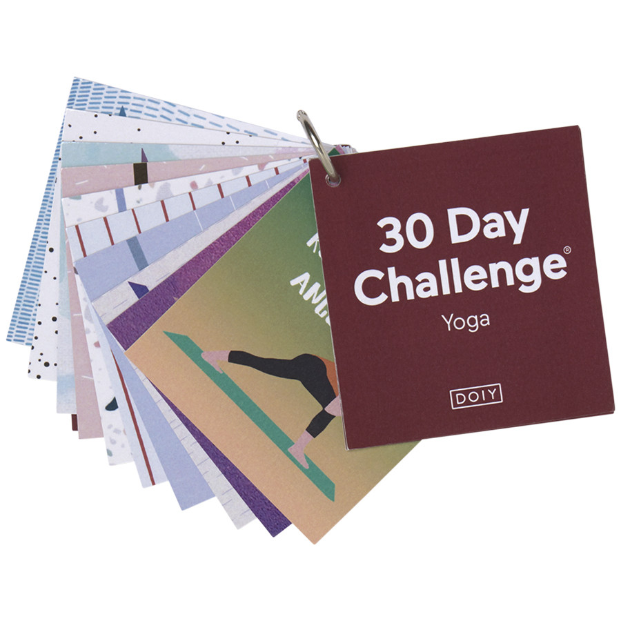 Набор поз для йоги на 30 дней Yoga Challenge - фото 6 - id-p167307863