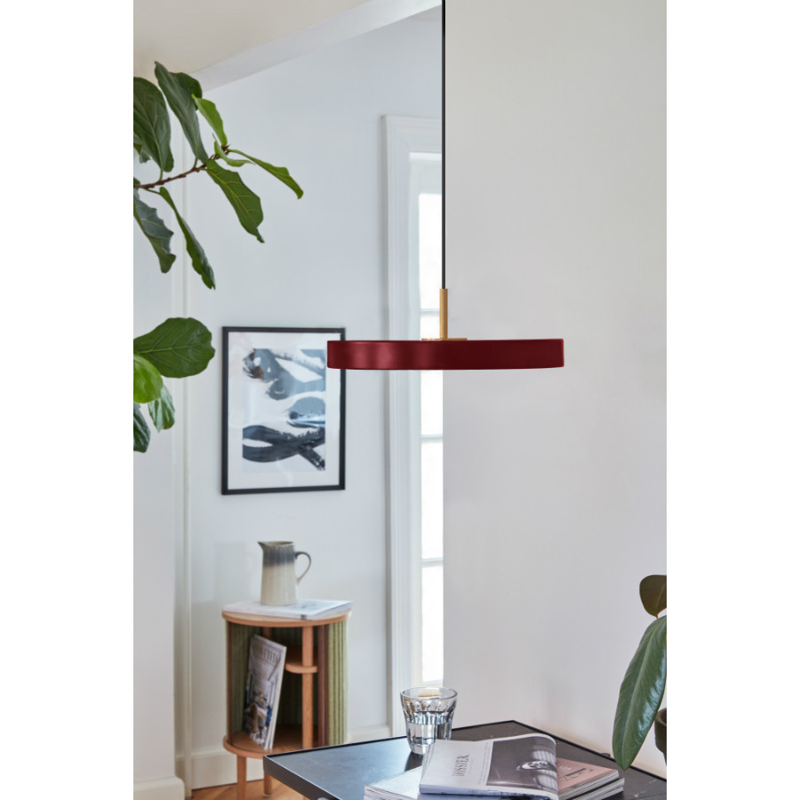 Светильник подвесной Asteria mini, 31х10,5 см, красный - фото 2 - id-p167310152