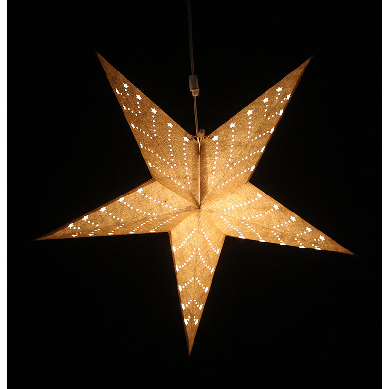 Светильник подвесной Star с кабелем 3,5 м и патроном под лампочку E14, 60 см., золотой - фото 5 - id-p167310156
