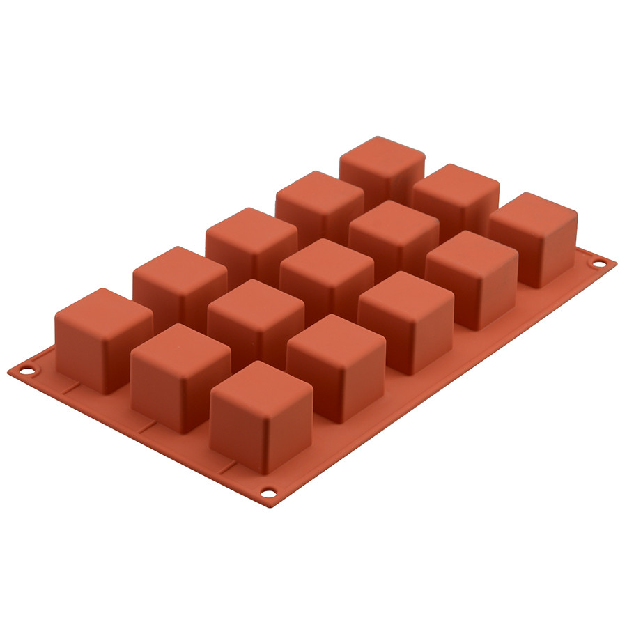 Форма для приготовления пирожных Cube 3,5 х 3,5 см силиконовая - фото 4 - id-p167312855
