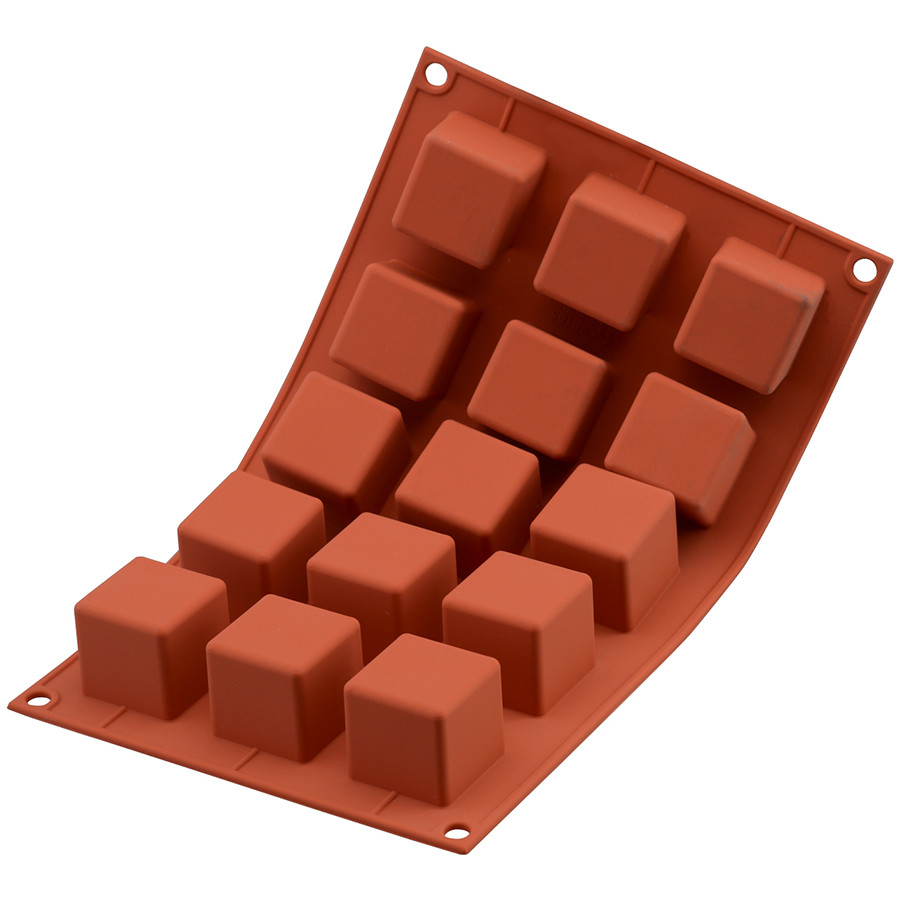 Форма для приготовления пирожных Cube 3,5 х 3,5 см силиконовая - фото 7 - id-p167312855