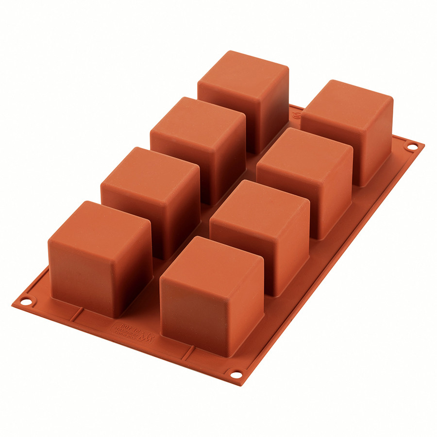 Форма для приготовления пирожных Cube 5 х 5 см силиконовая - фото 1 - id-p167312856