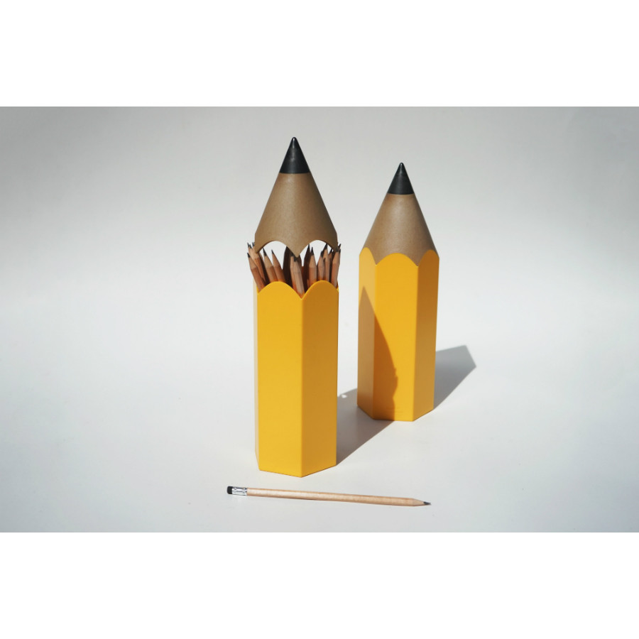 Подставка для карандашей Dinsor, желтая - фото 5 - id-p167308964