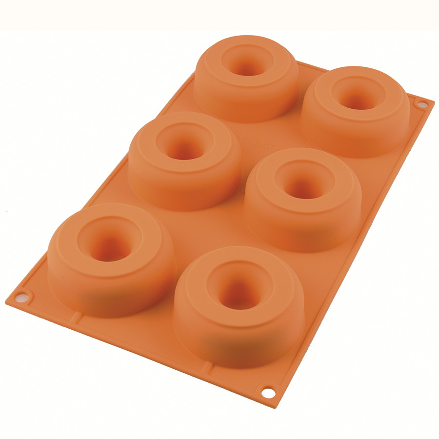 Форма для приготовления пончиков Donuts 18 х 33 см силиконовая - фото 1 - id-p167312888