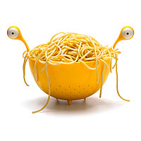 Дуршлаг Spaghetti Monster желтый