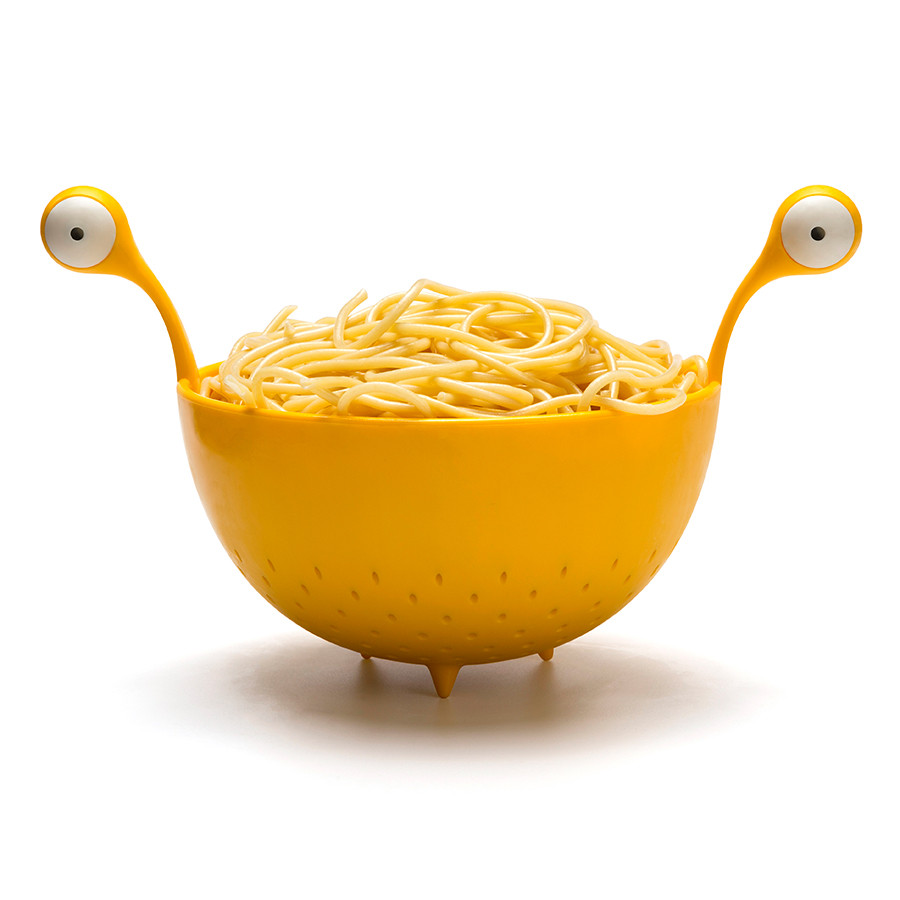 Дуршлаг Spaghetti Monster желтый - фото 4 - id-p167304965