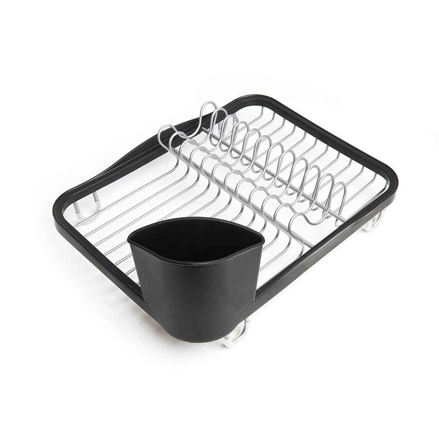 Сушилка для посуды Sinkin чёрная-никель - фото 10 - id-p167311737
