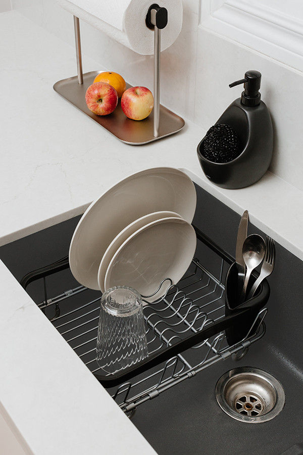 Сушилка для посуды SINKIN чёрный-никель - фото 9 - id-p167311738