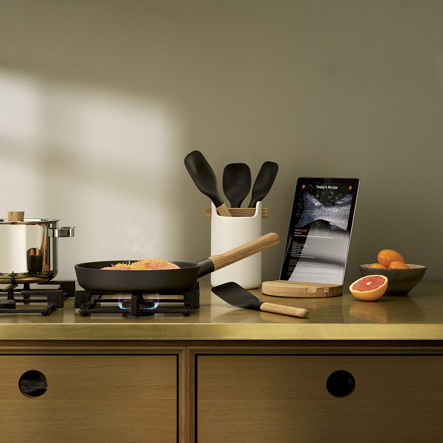 Подставка для посуды-планшета SmartMat, ?18 см, дуб - фото 2 - id-p167308994