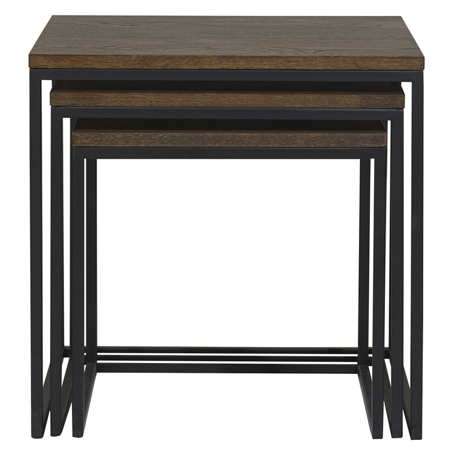 Набор столиков Unique Furniture, Rivoli, 3 шт., 50/45/40 см (куб) - фото 10 - id-p167307952