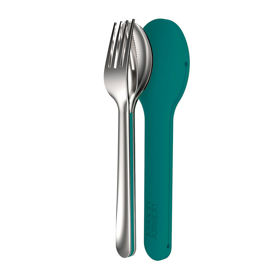 Набор столовых приборов GoEat Cutlery Set изумрудный - фото 1 - id-p167307958