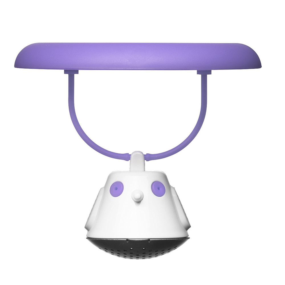 Емкость для заваривания чая с крышкой Birdie Swing фиолетовая - фото 1 - id-p167304983