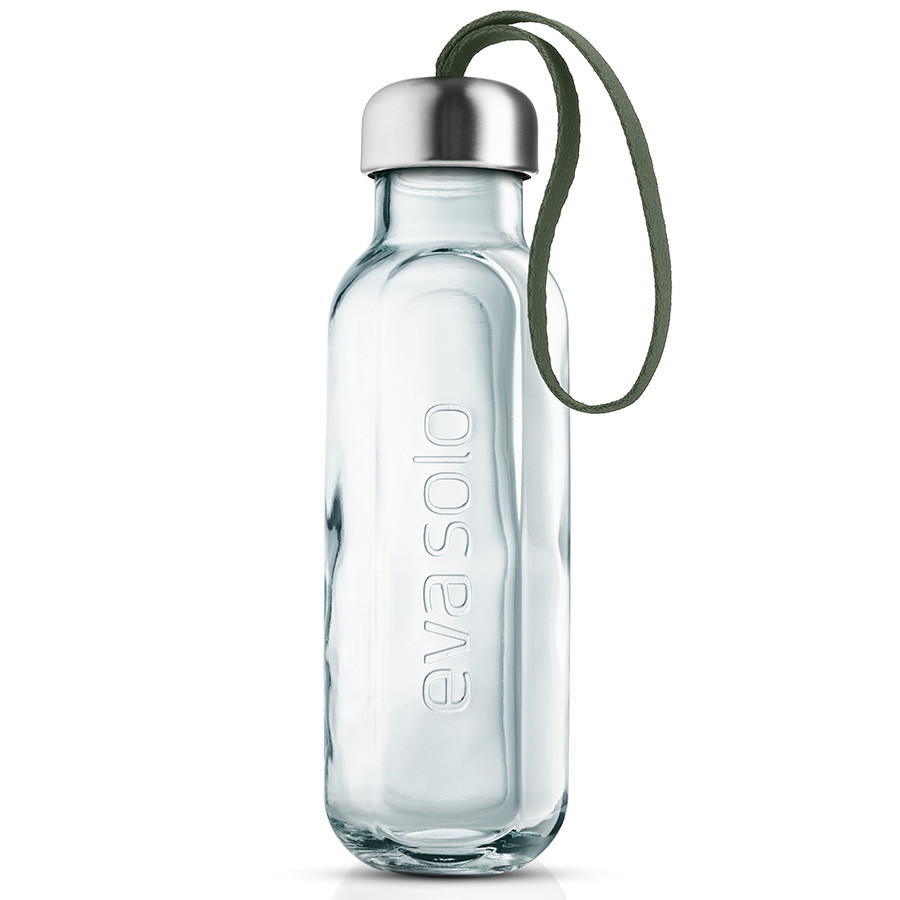 Бутылка, 500 мл, переработанное стекло, зеленая - фото 1 - id-p167304023