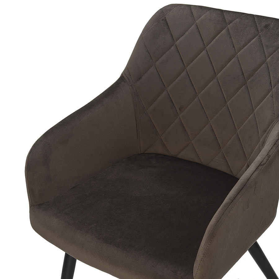 Кресло Beata, велюр, коричневое - фото 6 - id-p167305987