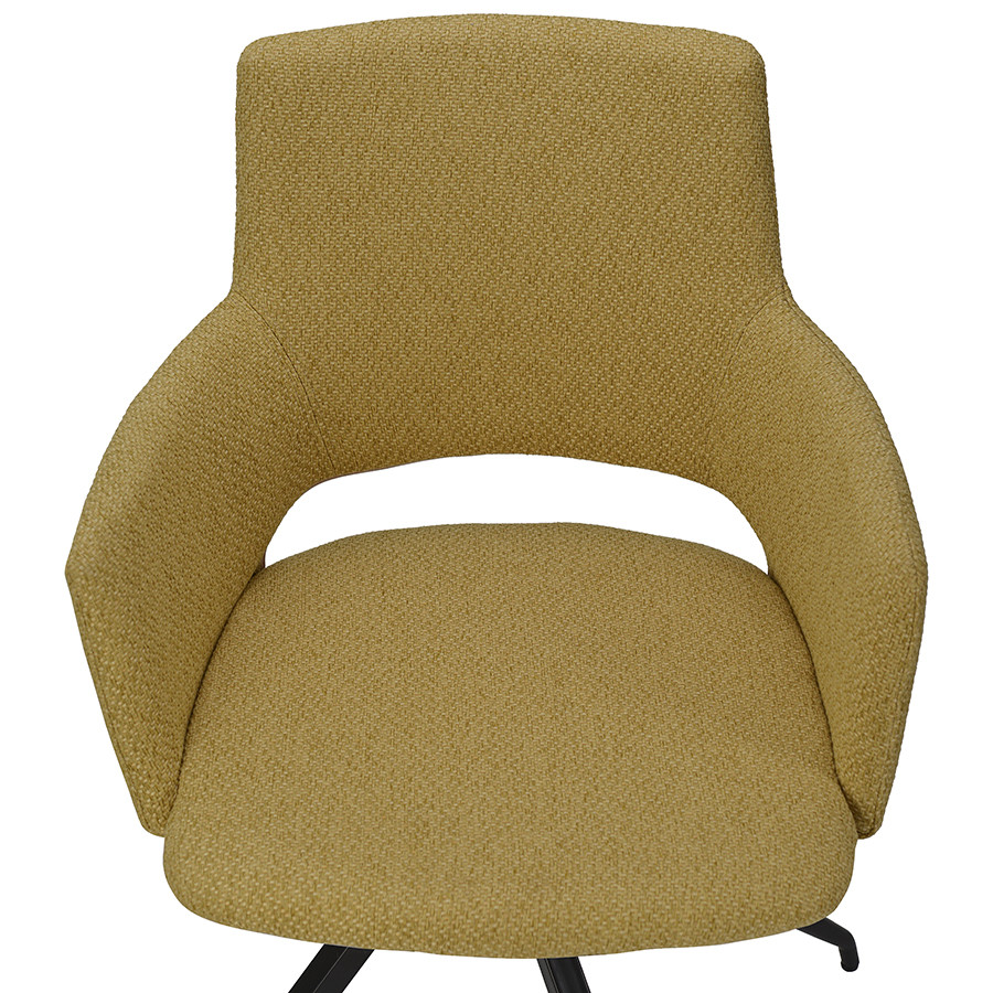 Кресло Camila, рогожка, горчичное - фото 9 - id-p167305989