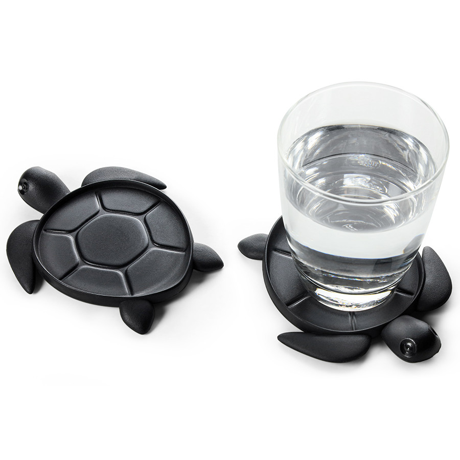 Подставка под стаканы Save Turtle, черный - фото 1 - id-p167309035
