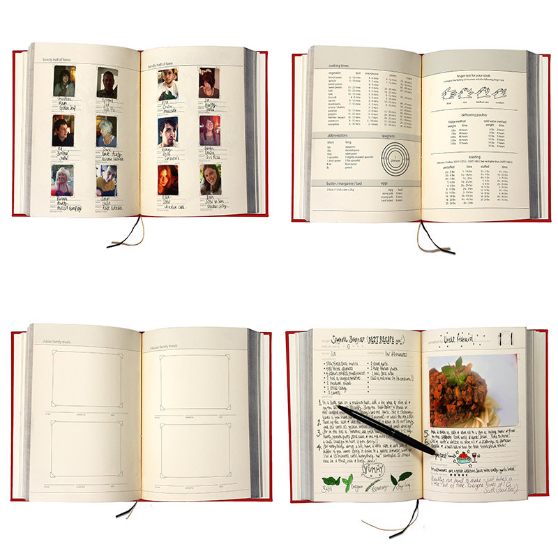 Семейная кулинарная книга My Family красная - фото 4 - id-p167310268