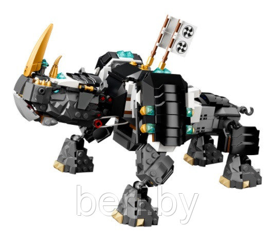 61069 Конструктор "Бронированный носорог Зейна", 360 деталей, Аналог LEGO Ninjago - фото 3 - id-p166597674