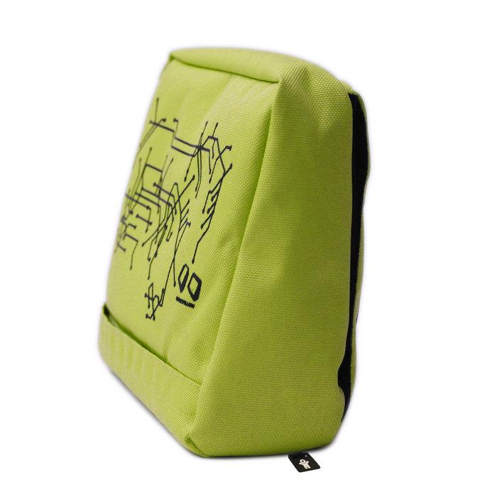 Подставка с карманом для планшета Hitech 2 зеленая-черная - фото 2 - id-p167309042