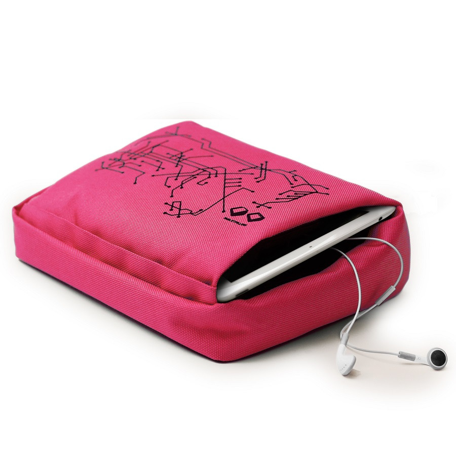 Подставка с карманом для планшета Hitech 2 розовая - фото 5 - id-p167309043