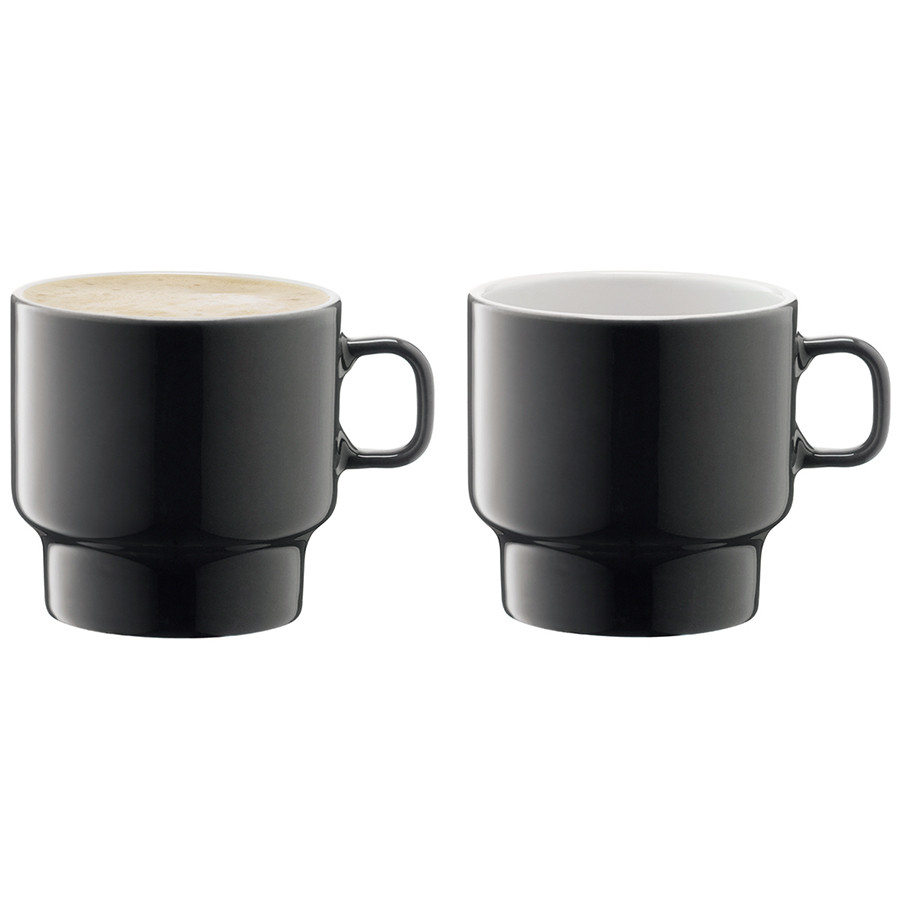 Набор чашек для кофе Utility, 280 мл, серый, 2 шт. - фото 1 - id-p167308043