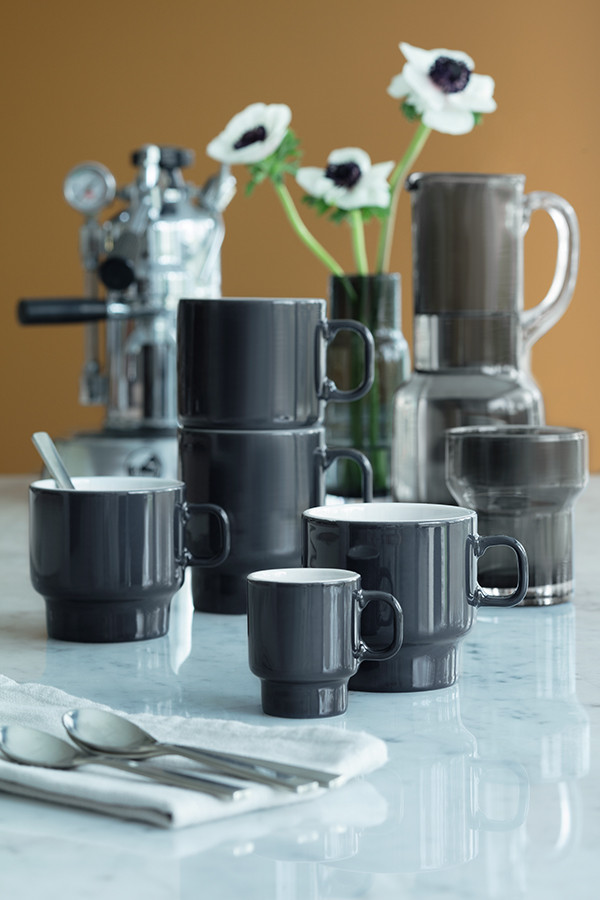 Набор чашек для кофе Utility, 280 мл, серый, 2 шт. - фото 3 - id-p167308043