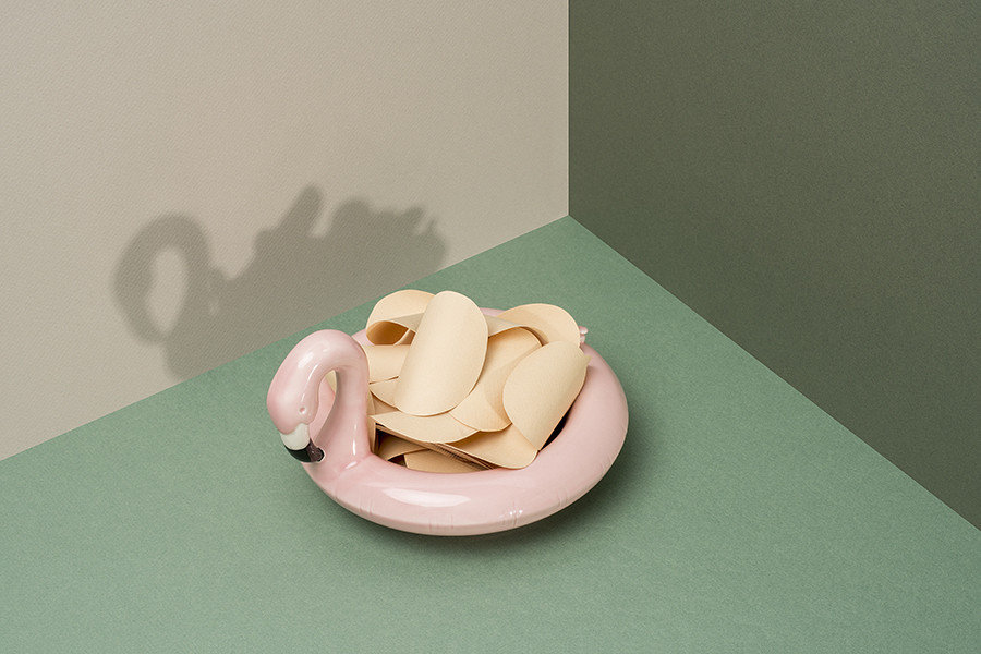 Миска сервировочная керамическая Floatie Flamingo - фото 3 - id-p167307059