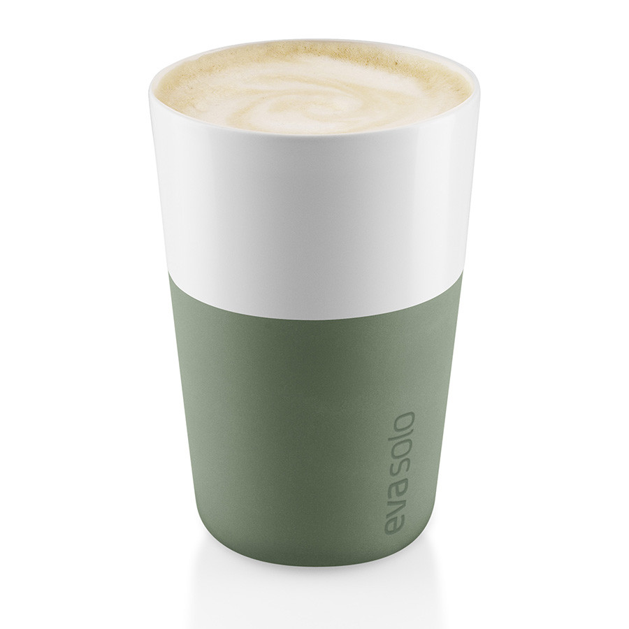 Набор чашек для латте, 360 мл, 2 шт, зеленый - фото 2 - id-p167308046