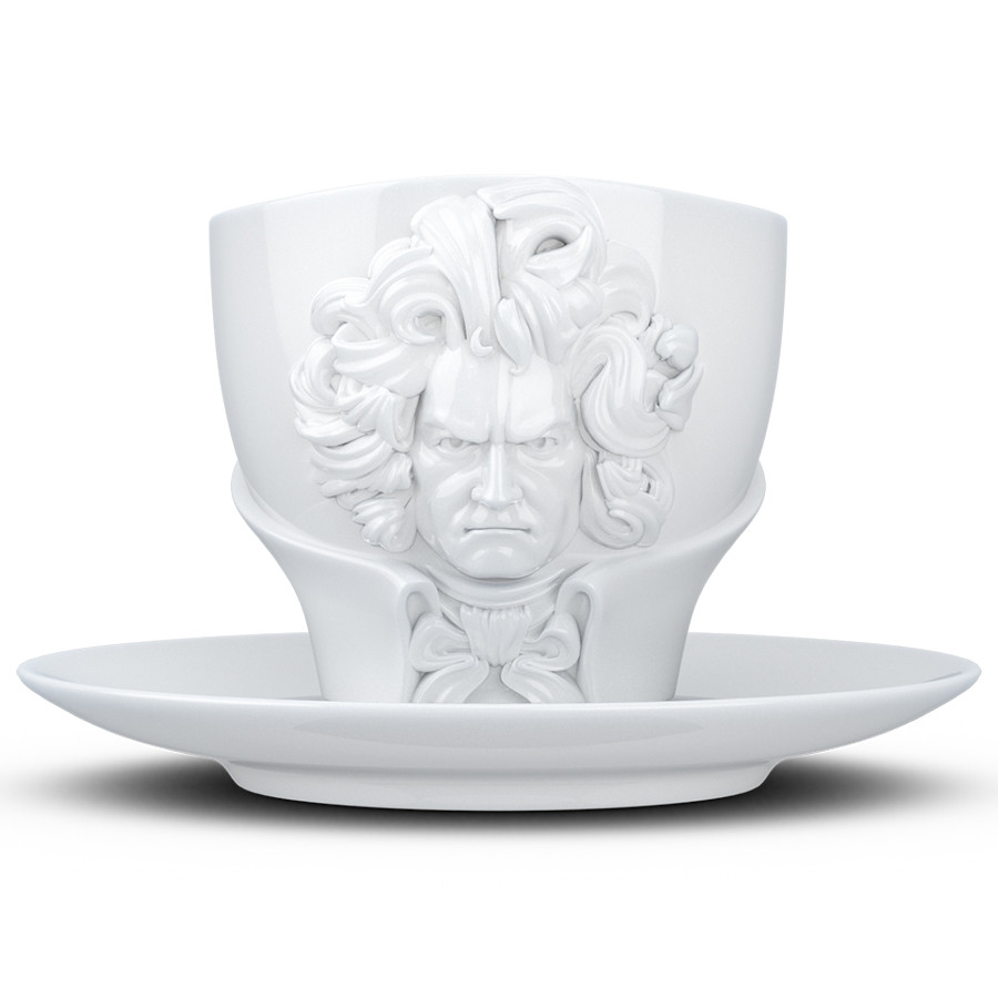 Чайная пара Talent Ludwig van Beethoven, 260 мл, белая - фото 1 - id-p167313040