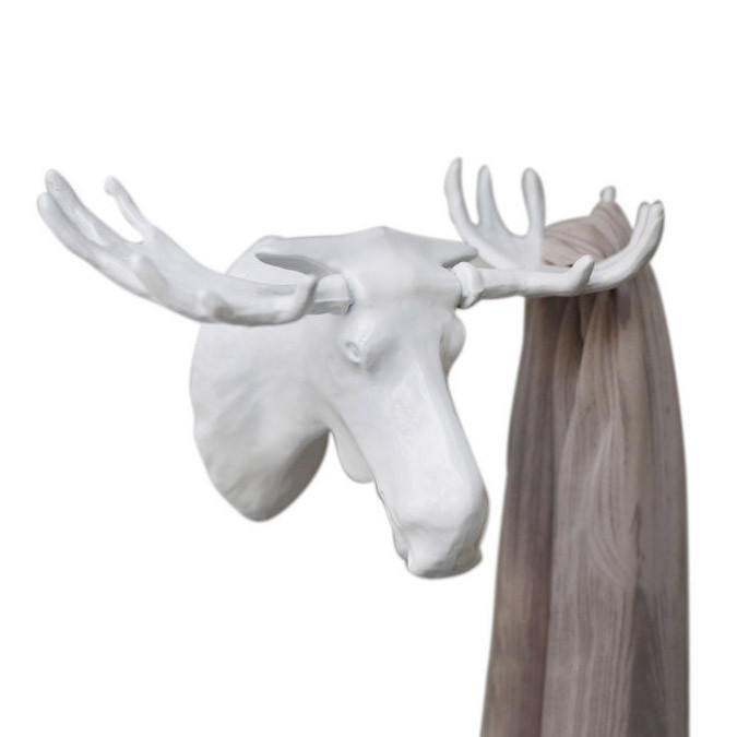 Вешалка Moose белая - фото 1 - id-p167304160