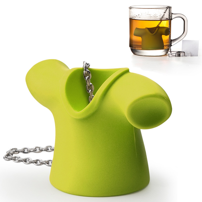Заварочная ёмкость для чая Tea Shirt зеленая - фото 1 - id-p167305136