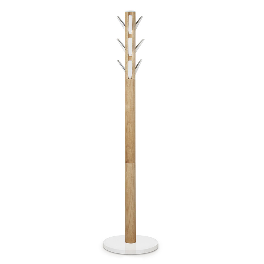 Вешалка напольная Flapper, белая-дерево - фото 1 - id-p167304178