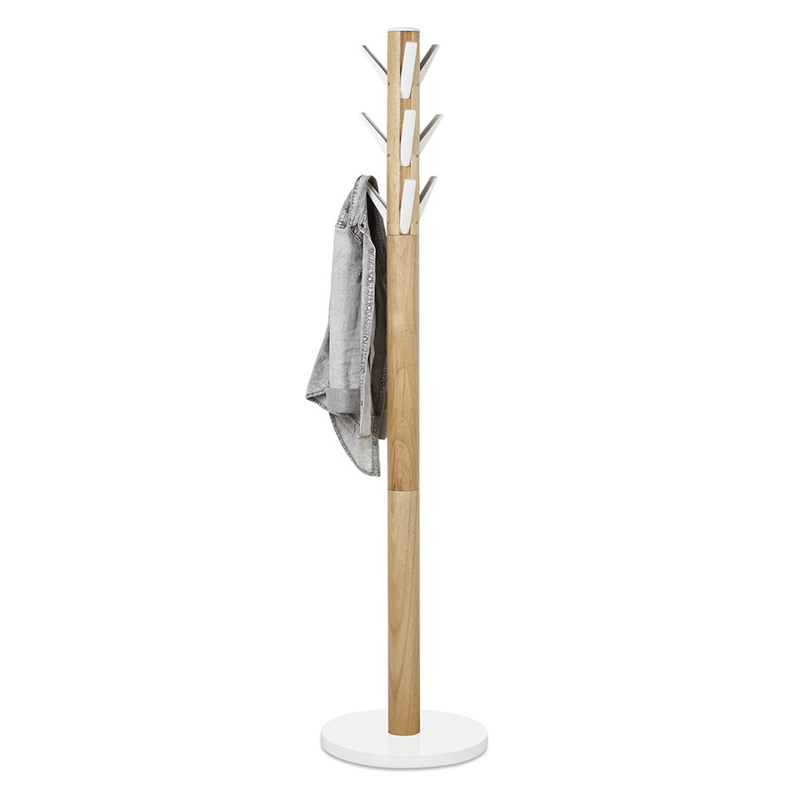 Вешалка напольная Flapper, белая-дерево - фото 6 - id-p167304178