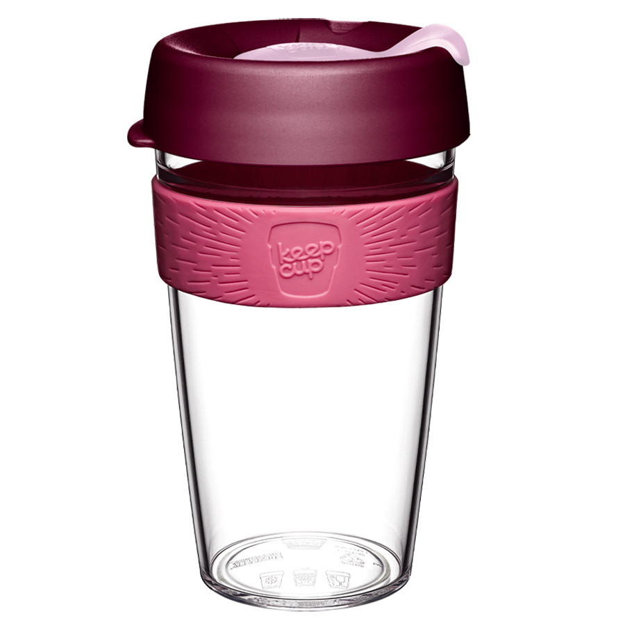 Кружка KeepCup Original L 454 мл Clear Bayberry - фото 1 - id-p167306166