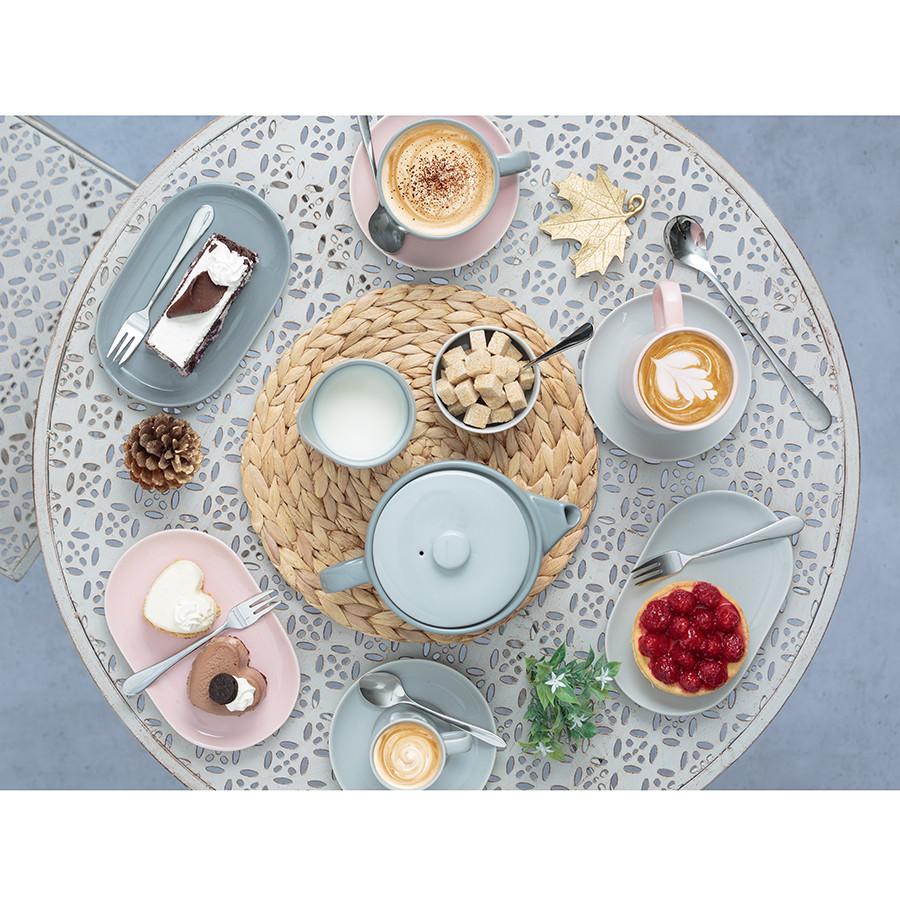 Тарелка сервировочная Cafe Concept 19,6х12,5 см розовая - фото 6 - id-p167311960
