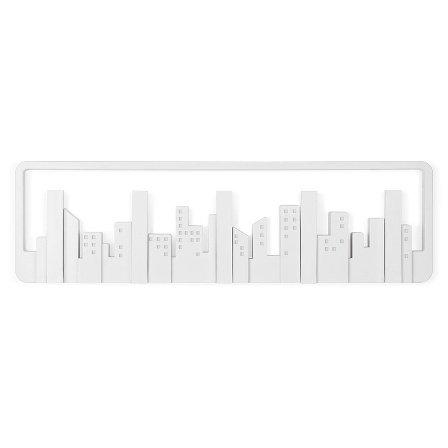Вешалка настенная Skyline белая - фото 1 - id-p167304202