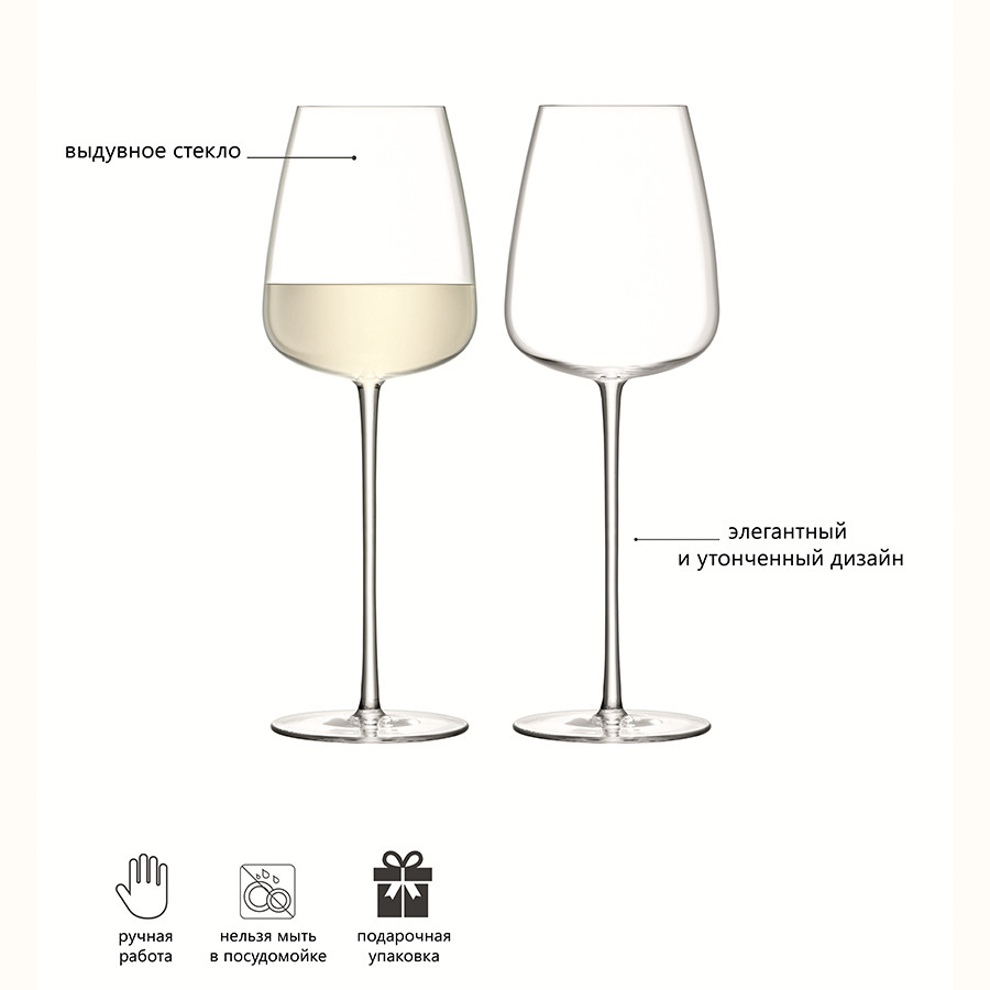 Набор бокалов для белого вина Wine Culture, 690 мл, 2 шт. - фото 5 - id-p167307164