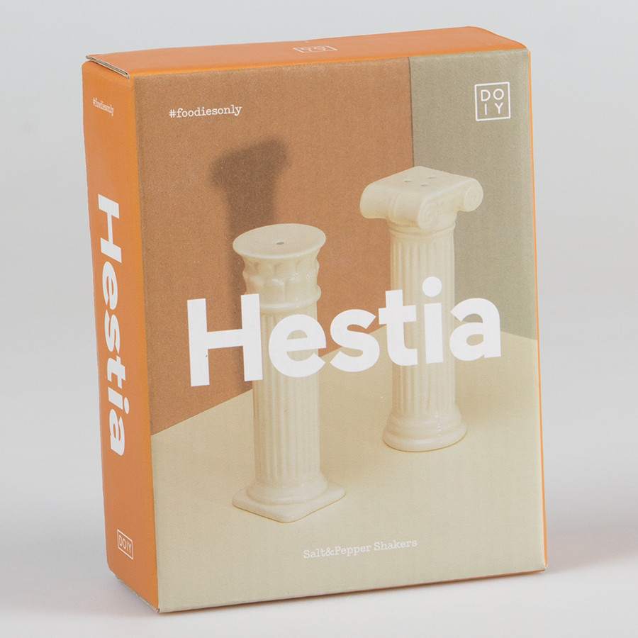 Солонка и перечница керамические Hestia белые - фото 5 - id-p167310438